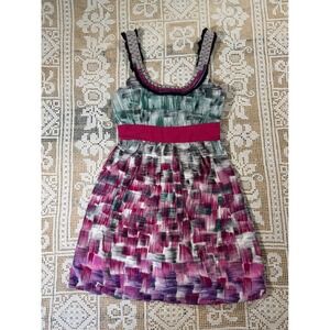 Y2K Forever 21 babydoll style lined tunic tank with zipper size small